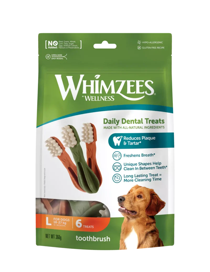 WHIMZEES WELLNESS DENTAL BAG TREATS LARGE